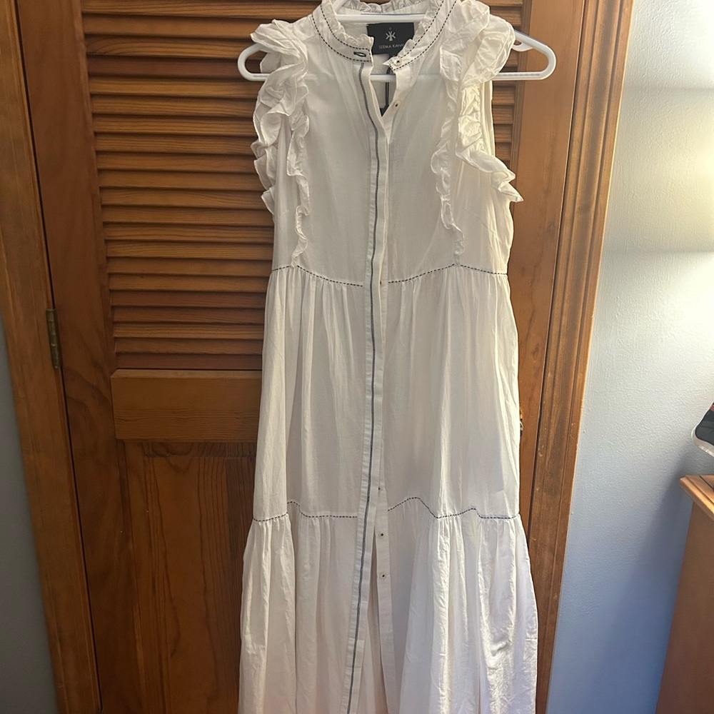 Seema Kahai Amalia Dress in White